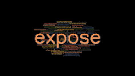 tluuve exposed|expose verb .